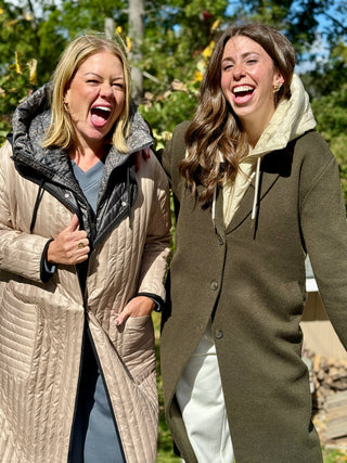 Lyla + Luxe Vicki Essentials Olive Coatigan