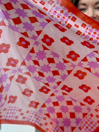 FRNCH Herisson Silk & Cotton Scarf