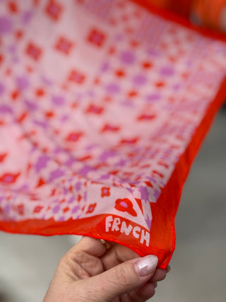 FRNCH Herisson Silk & Cotton Scarf