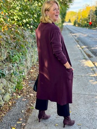 Pistache Light Knit Duster Cardigan