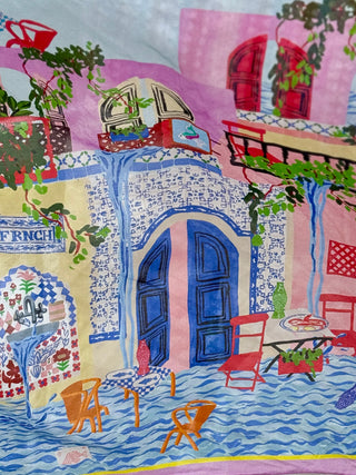 FRNCH Canoa Silk & Cotton Scarf