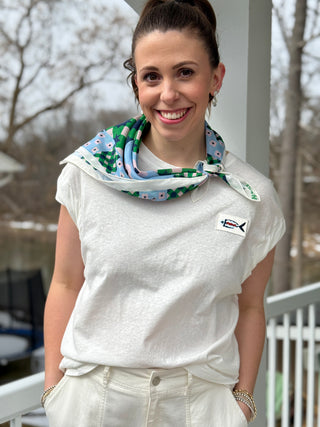 FRNCH Juanillo Silk & Cotton Scarf