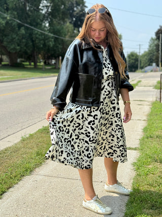 Marigold Bianca Dress in Leopard