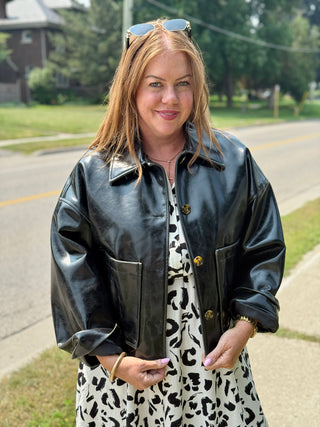 FRNCH Prevert Vegan Leather Jacket