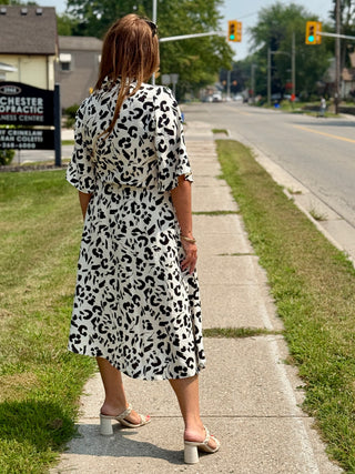 Marigold Bianca Dress in Leopard