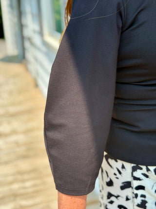 Marigold Horseshoe Sleeve Blair Top
