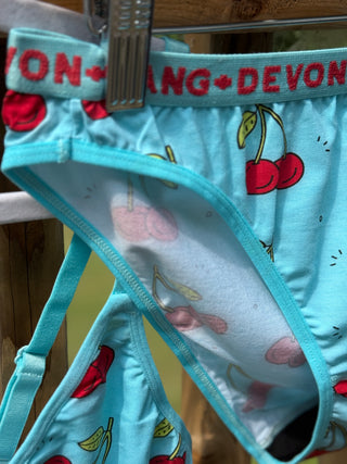 Devon + Lang Bria Bralette in Cherries