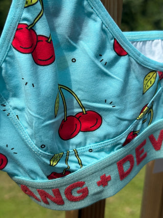 Devon + Lang Bria Bralette in Cherries