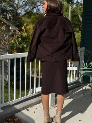 Paper Label Angela Cord Skirt