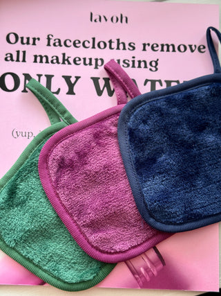 Lavoh Makeup Remover Cloth Weekly Set (3 colours)