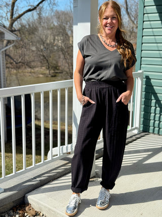 Eve Gravel Shepherd Trouser