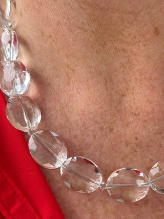 Lofttan "Neleigha" Clear Crystal Necklace