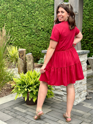 Smash & Tess Jackie Little Red Dress