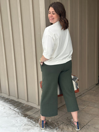 Pistache French Terry Pant