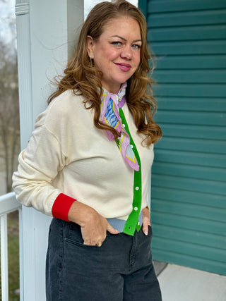 FRNCH Patrick Kitten Soft Cardigan