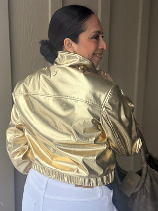 Freed Shiloh Jacket in Gold Foil