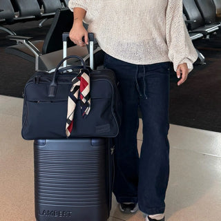 Lambert Amalfi Navy Nylon Travel Tote