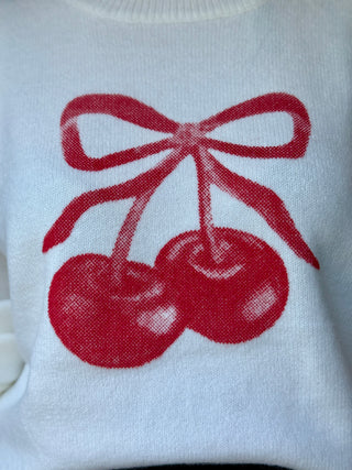 Lyla + Luxe Avery Cherry Pullover