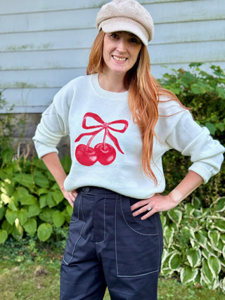Lyla + Luxe Avery Cherry Pullover