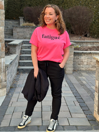 Sara Duke for TD Fatigué Hot Pink