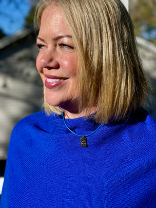 Leah Yard Coastal Blue Beacon Necklace