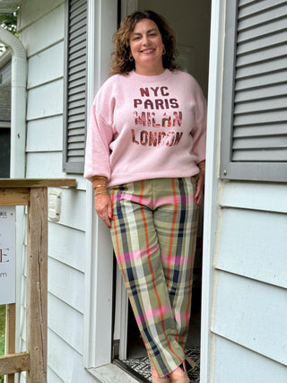 Lyla + Luxe Yassie Fashion Cities Pullover
