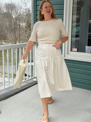 Eve Gravel Kerry Skirt