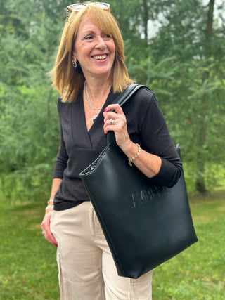 Lambert Sheila Black Tote