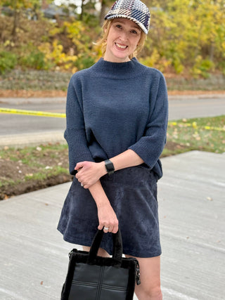 Melissa Nepton Greta Suede Skirt