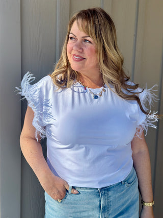 Astrid Feathery Tee