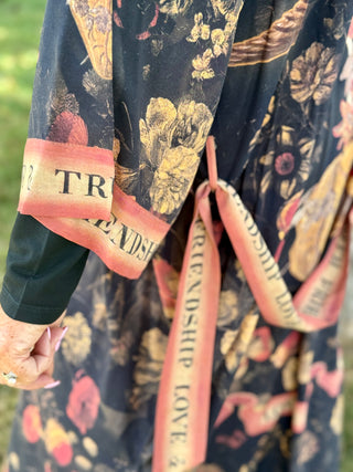 Market of Stars Heart of Gold Opera Duster Kimono Robe