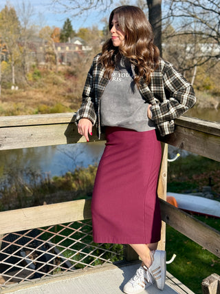 Bodybag by Jude Dolby Pull-on Pencil Skirt