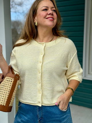 Gentle Fawn Genevieve Cornsilk Cardigan