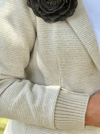 Furlux Blake Blazer in Vanilla Tweed