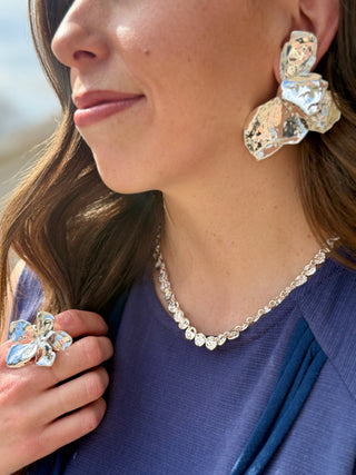 Pilgrim Silver Virel Earrings