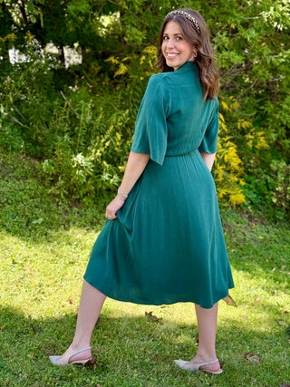 Marigold Bianca Dress in Green