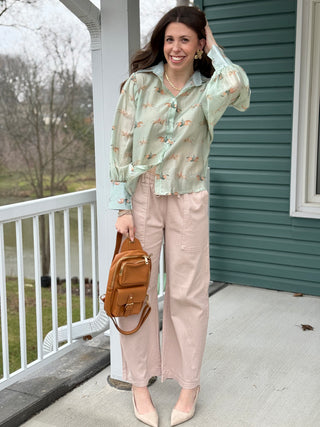 Astrid Pisa Pant in Rosewood