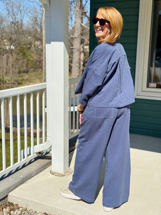 Allison Wonderland Navy Whistler Pant