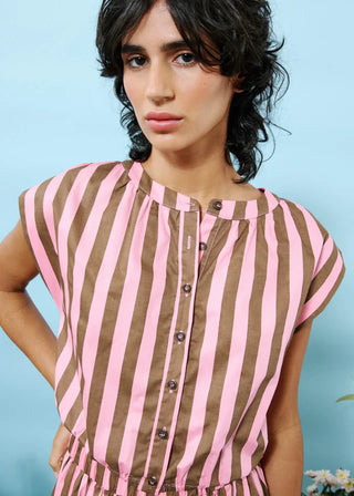 FRNCH Striped Any Woman Top