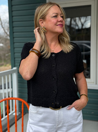 Naïf Nala Cotton Knit Cardigan