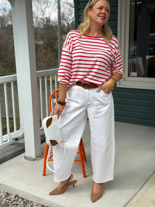 Naïf Freddie Linen/Cotton Knit Pullover