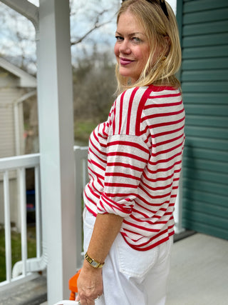 Naïf Freddie Linen/Cotton Knit Pullover