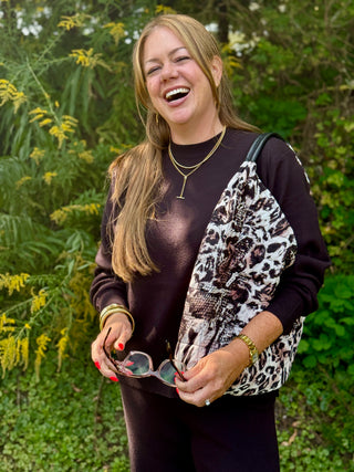 Lyla + Luxe Claret Pullover