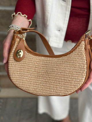 Mathilde Elisen Raffia Handbag