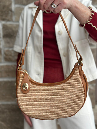 Mathilde Elisen Raffia Handbag