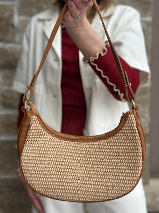 Mathilde Elisen Raffia Handbag