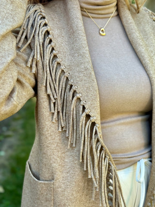 Lyla + Luxe Ziggy Fringe Coatigan