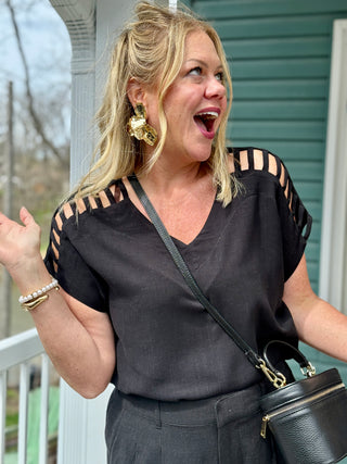 Cokluch Mia Top in Black