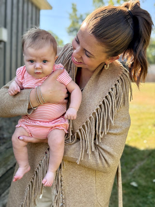 Lyla + Luxe Ziggy Fringe Coatigan