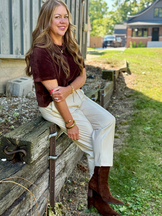 Melissa Nepton Jordyn Trouser in Cream